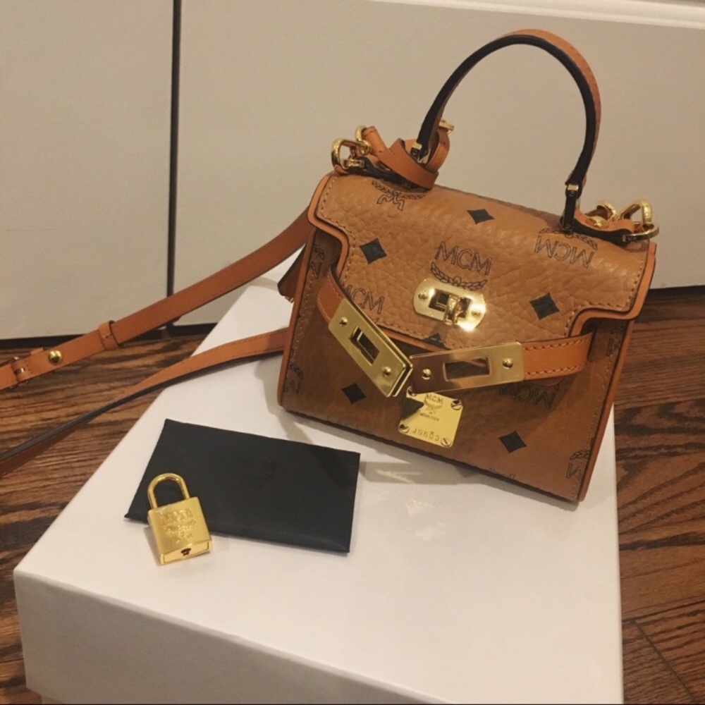 MCM heritage satchel.